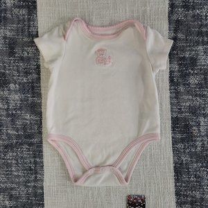 Little Me Embroidered Teddy Onesie (up to 6 months)